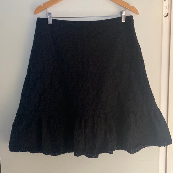 Ralph Lauren Cotton Eyelet Skirt 14 - Picture 1 of 7